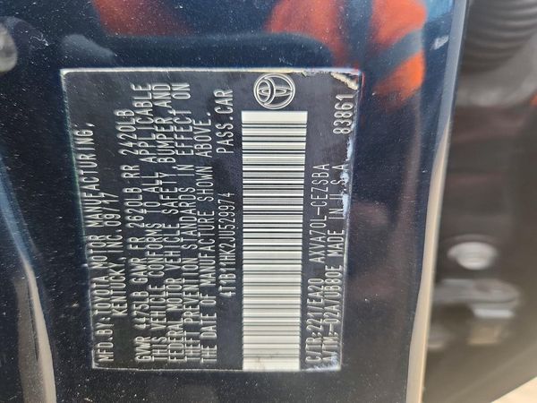 2018 TOYOTA CAMRY