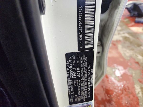 2016 KIA RIO