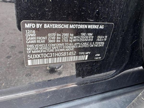 2017 BMW X5