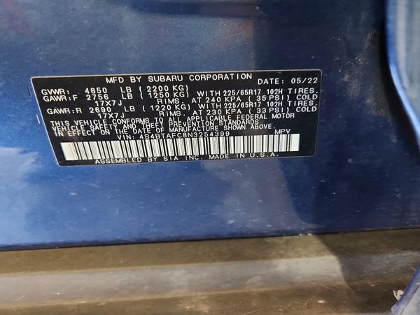 2022 SUBARU OUTBACK Premium