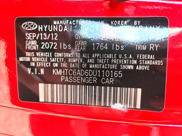 2013 HYUNDAI VELOSTER