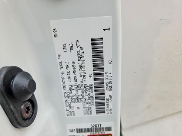 2026 TOYOTA SEQUOIA — VINS