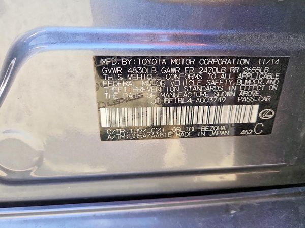 2015 LEXUS GS 350