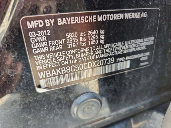 2012 BMW 7 SERIES 750Li/Alpina B7 — VINS