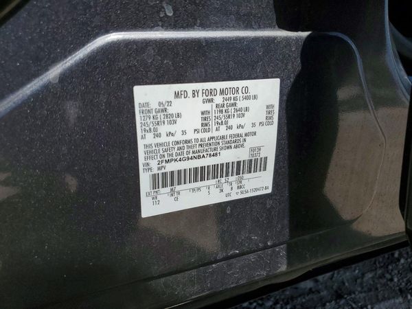 2022 FORD EDGE