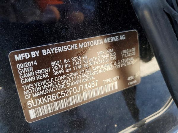 2015 BMW X5