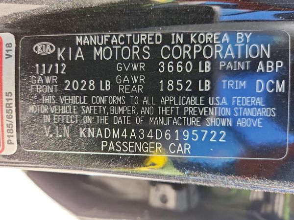 2013 KIA RIO