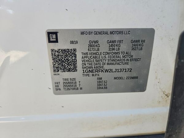 2020 CHEVROLET TRAVERSE LS