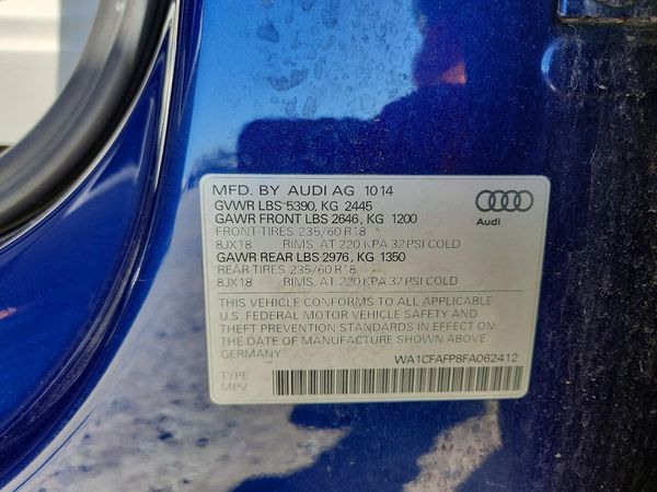 2015 AUDI Q5