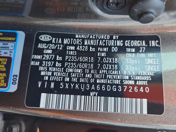 2019 KIA SORENTO