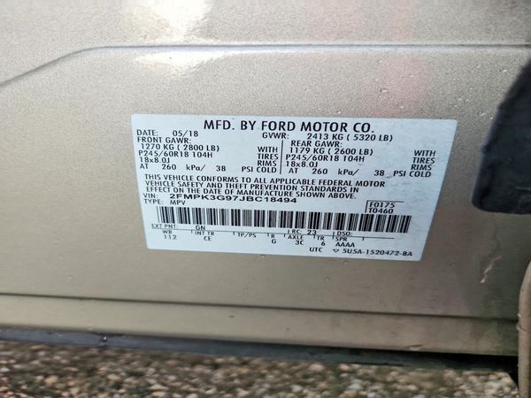 2018 FORD EDGE