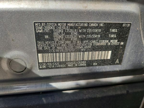 2020 TOYOTA RAV4