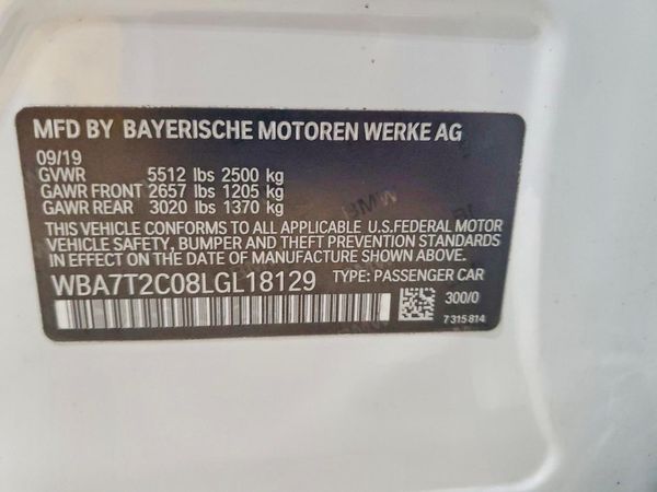 2020 BMW 740