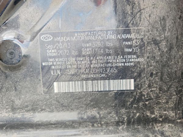 2013 HYUNDAI ELANTRA