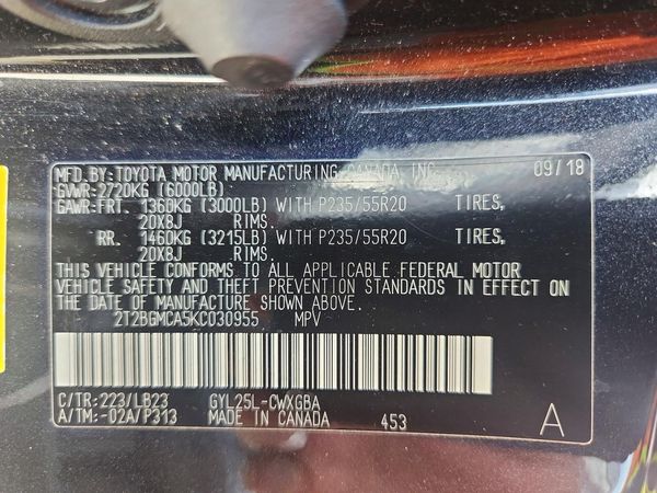 2019 LEXUS RX 450H