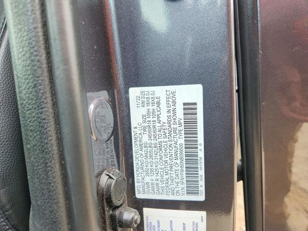 2022 HONDA PILOT
