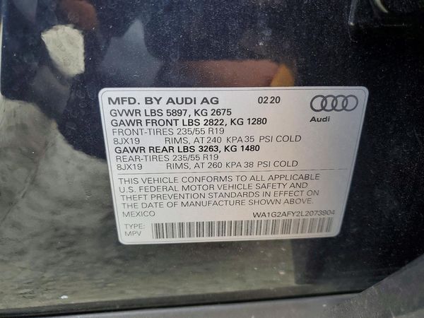 2020 AUDI Q5 E quattro Premium