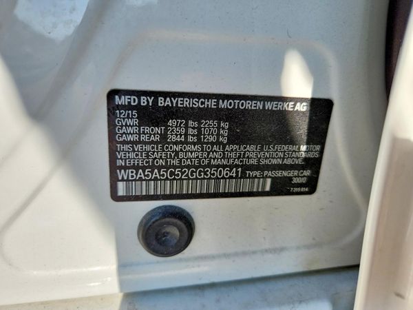 2016 BMW 528