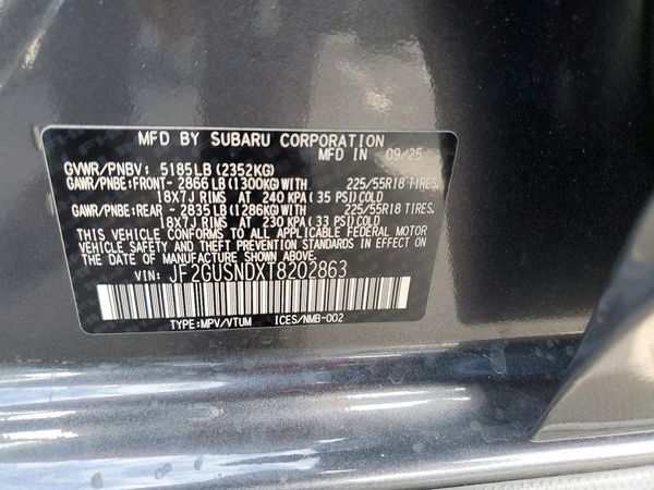 2026 SUBARU CROSSTREK