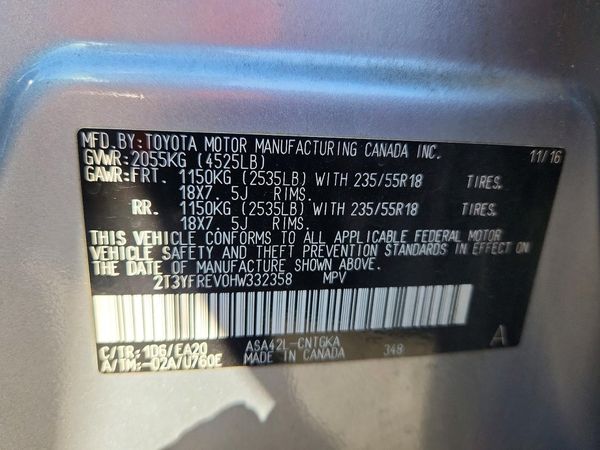 2017 TOYOTA RAV 4