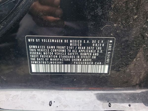 2020 VOLKSWAGEN JETTA