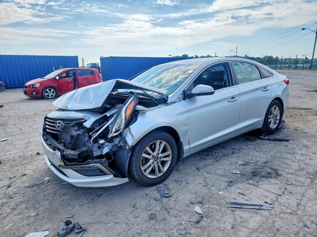 2015 HYUNDAI SONATA SE, ECO — Front 3/4