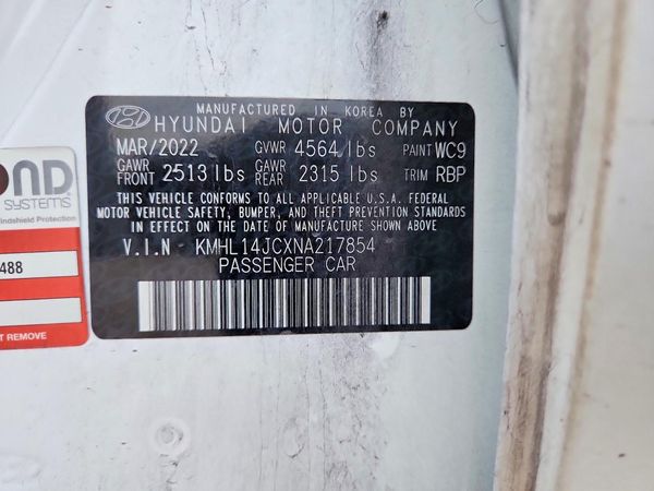 2022 HYUNDAI SONATA
