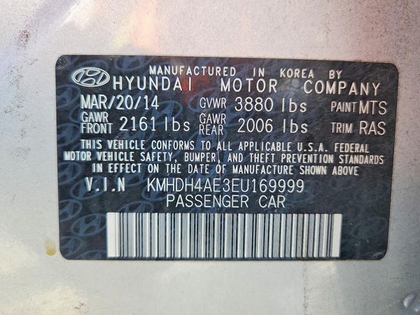 2014 HYUNDAI ELANTRA