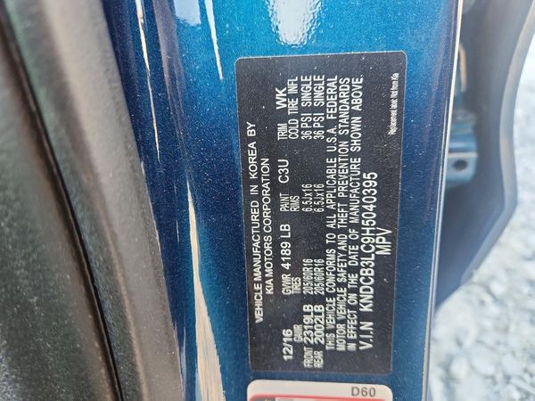 2017 KIA NIRO FE / LX / LX Tech
