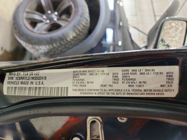 2021 RAM 1500 CLASSIC SLT