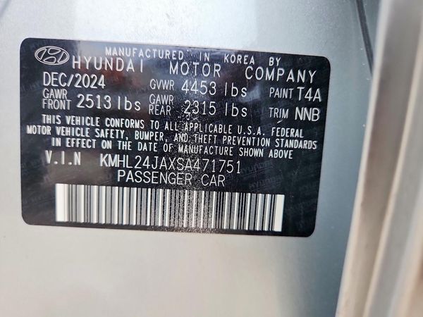 2025 HYUNDAI SONATA
