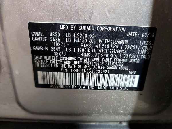 2018 SUBARU OUTBACK Limited+M/R+ES+NAVI