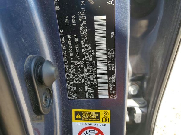 2015 TOYOTA HIGHLANDER