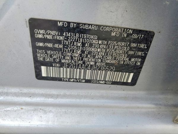 2018 SUBARU CROSSTREK Base