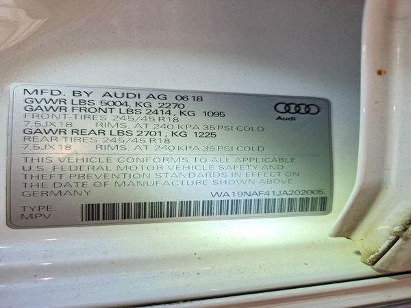 2018 AUDI A4 ALLROAD Prestige