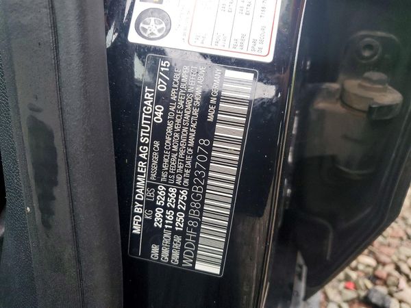 2016 MERCEDES-BENZ E