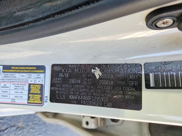2015 KIA FORTE