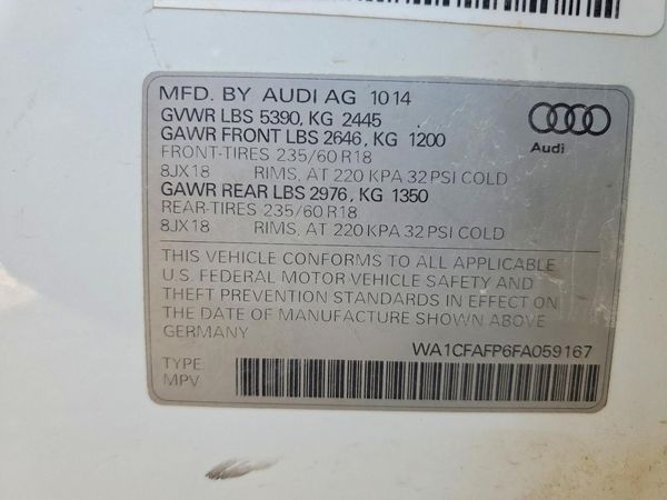 2015 AUDI Q5