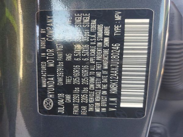 2018 HYUNDAI KONA SE