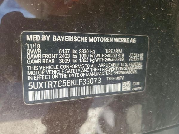 2019 BMW X3