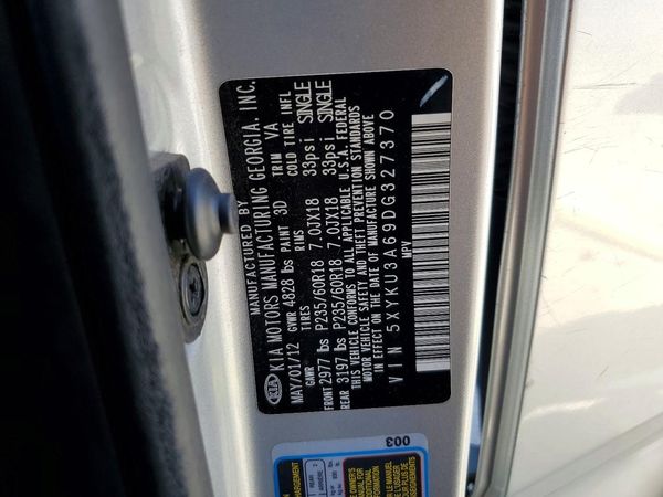2013 KIA SORENTO EX