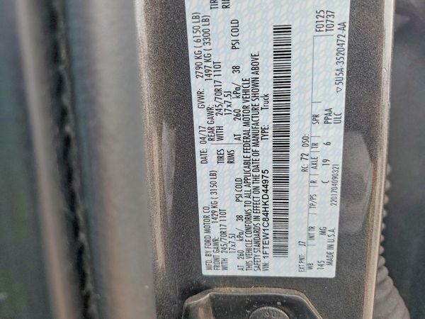 2017 FORD F150 SuperCrew