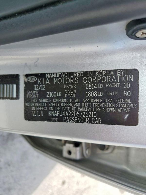 2013 KIA FORTE EX