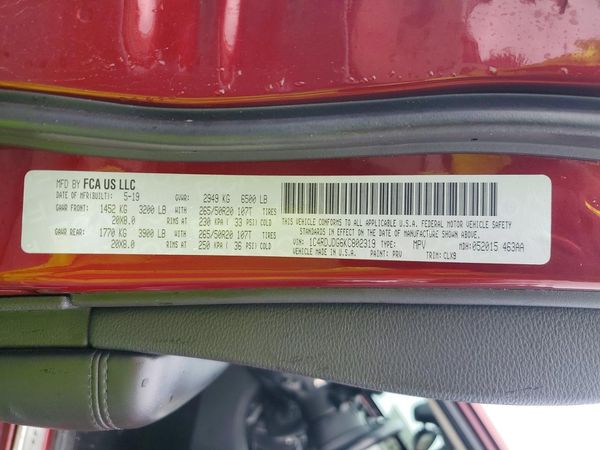 2019 DODGE DURANGO