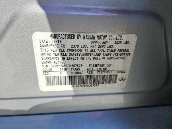 2015 INFINITI Q50