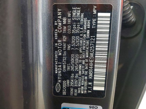2021 HYUNDAI PALISADE SEL w/ Premium Pkg