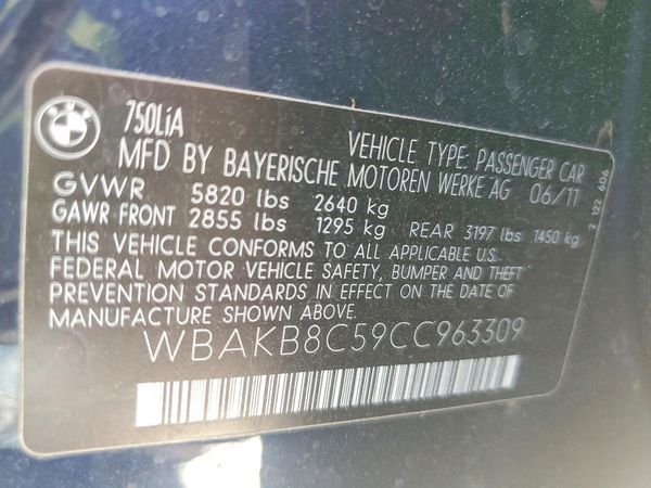 2012 BMW 750 750Li/Alpina B7