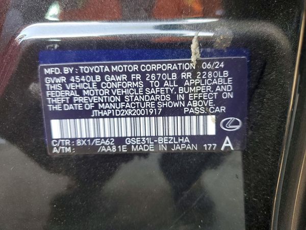 2024 LEXUS IS 500