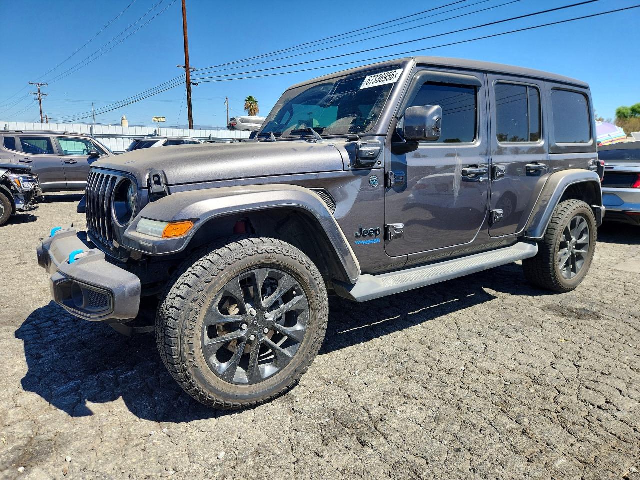 2021 JEEP WRANGLER UNLIMITED Unlimited Sahara 4XE — Front 3/4