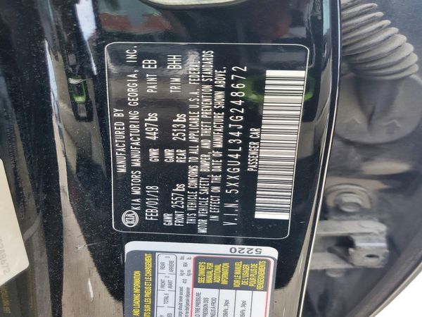 2018 KIA OPTIMA